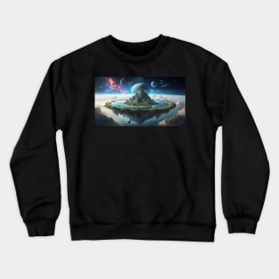 Cosmic island Crewneck Sweatshirt